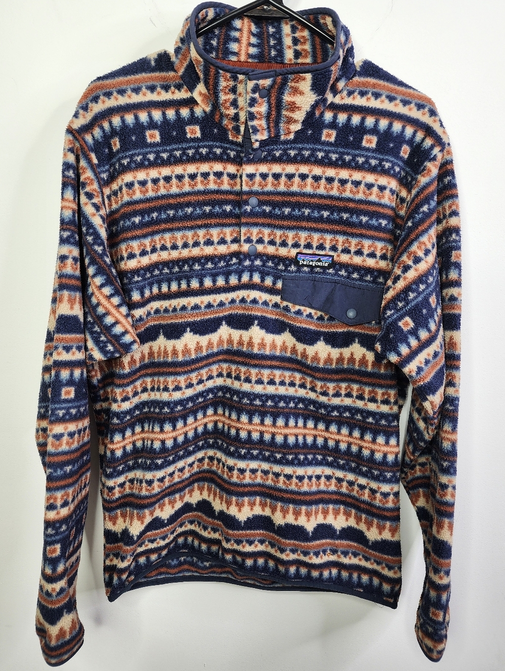 Synchilla Snap-T Pullover Sweater Men's S Cottage Isle El Cap Khaki